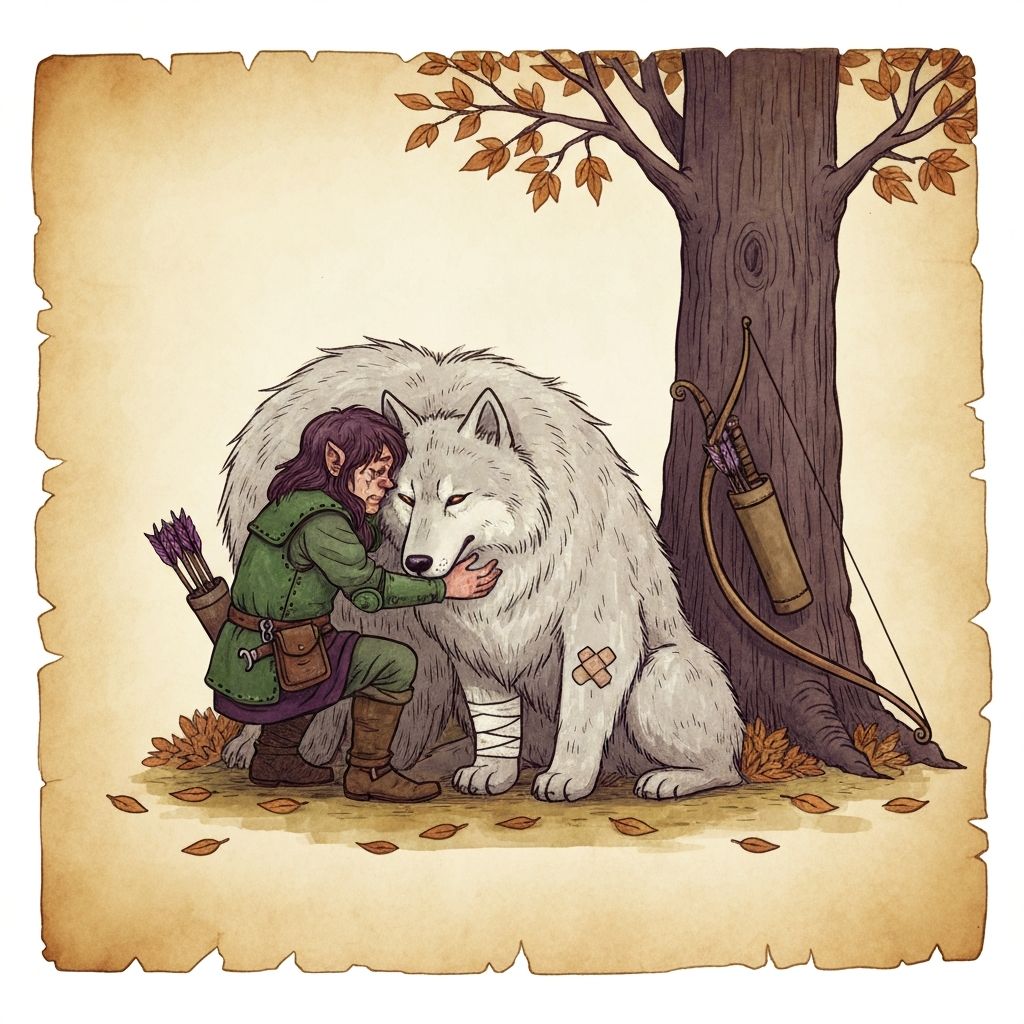 Heal Snickers, the Bravest Wolf in the Realm